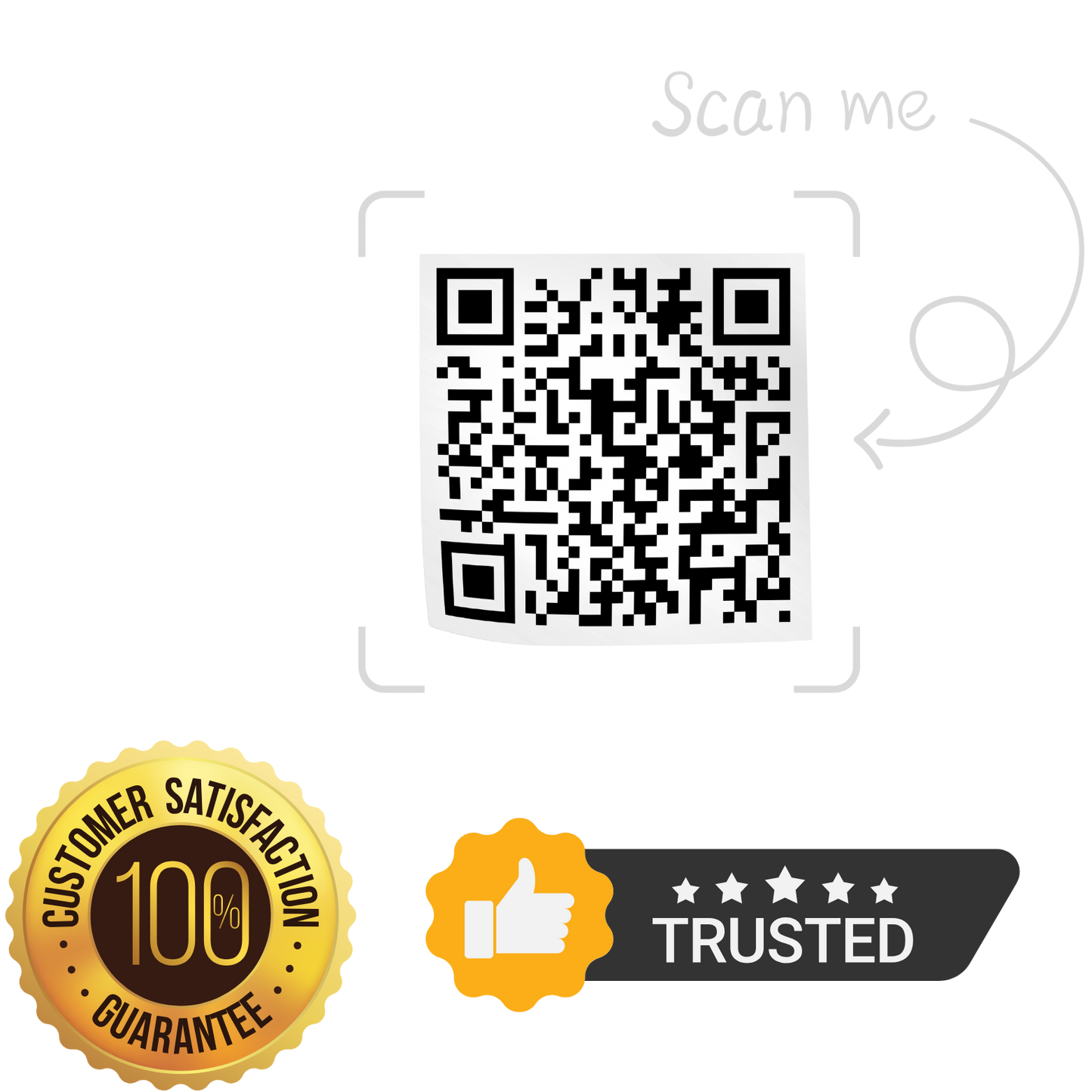 Custom QR Code Stickers – High-Quality, Durable, and Scannable